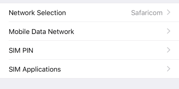 SIM Applications in iOS
