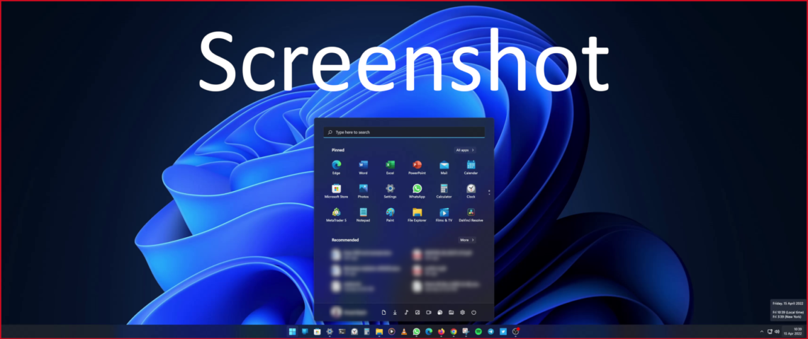 How to take a screenshot on Windows 11 and Windows 10