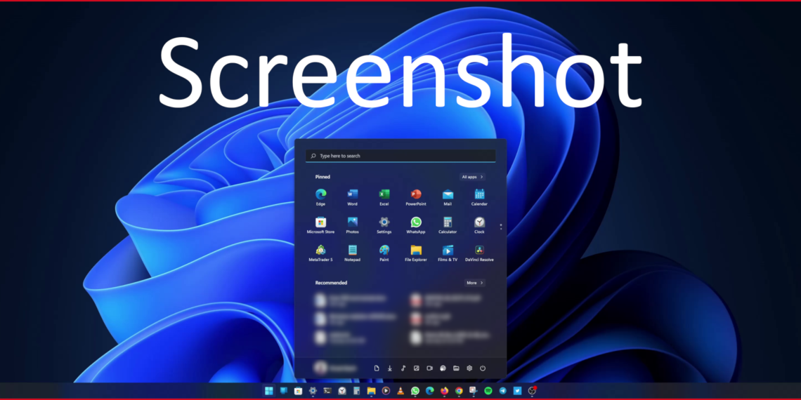 How to take a screenshot on Windows 11 and Windows 10