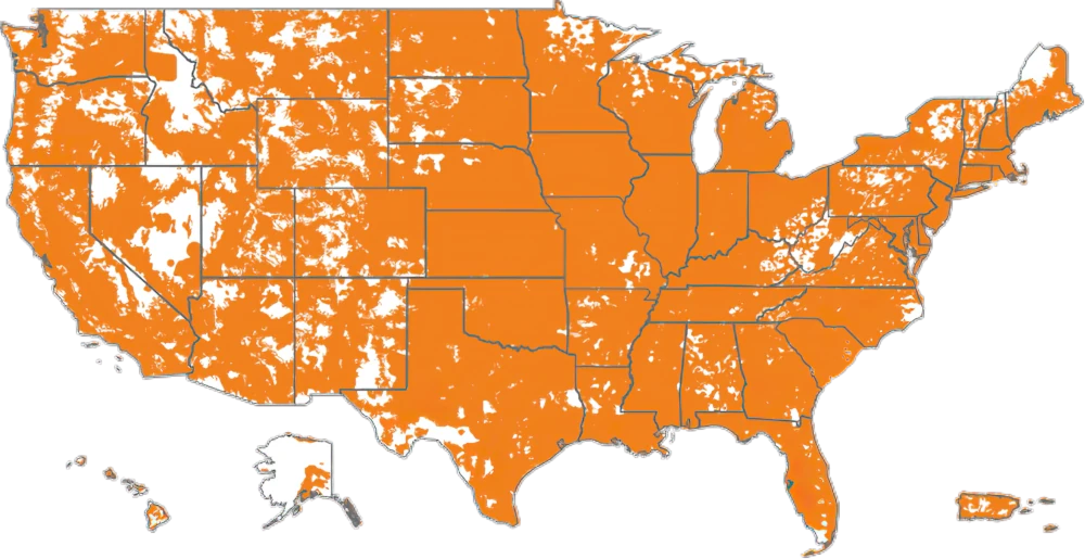 Boost Mobile Network Coverage Map