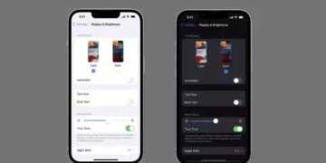 Light Dark Mode iPhone